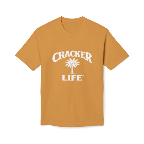 Cracked Life White T-Shirt — Retro Palm Graphic Tee
