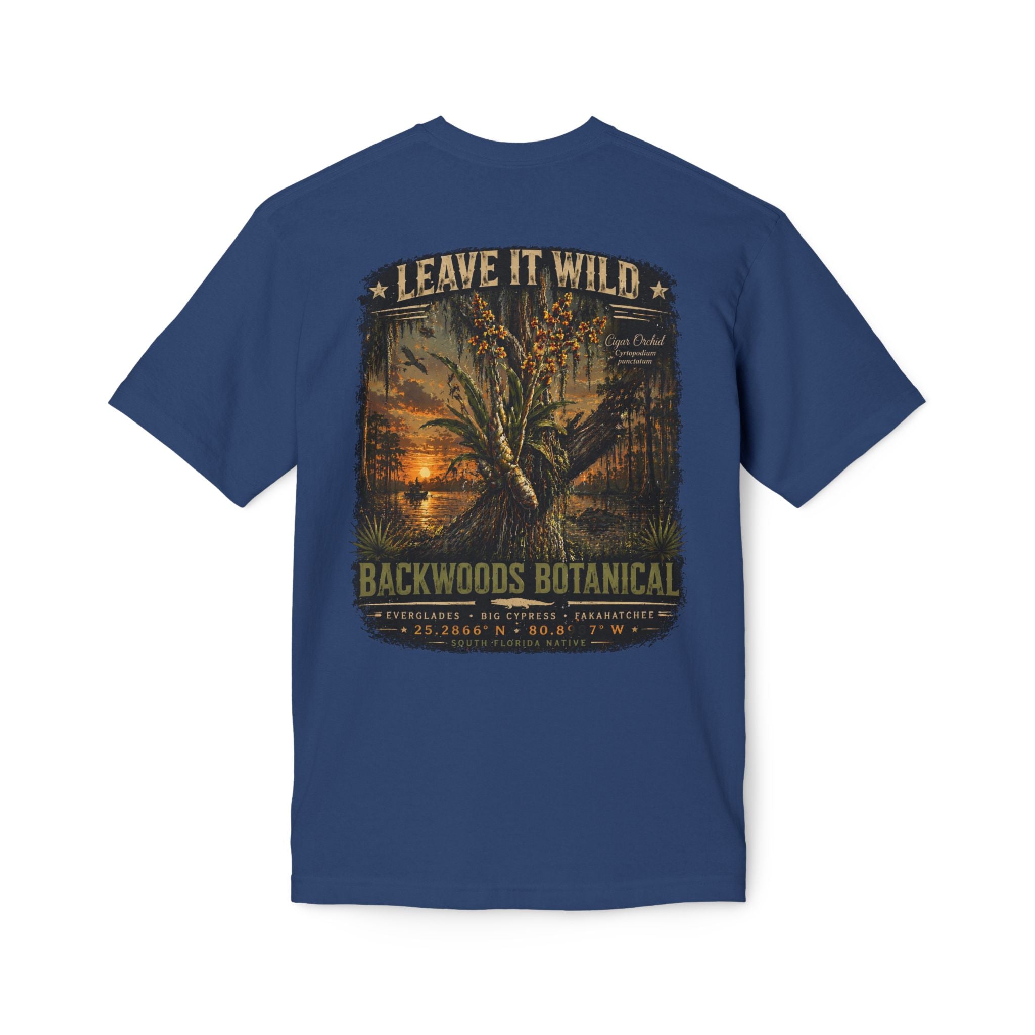 Florida Cigar Orchid T-Shirt — Protect the Wild | Native Everglades Botanical Tee