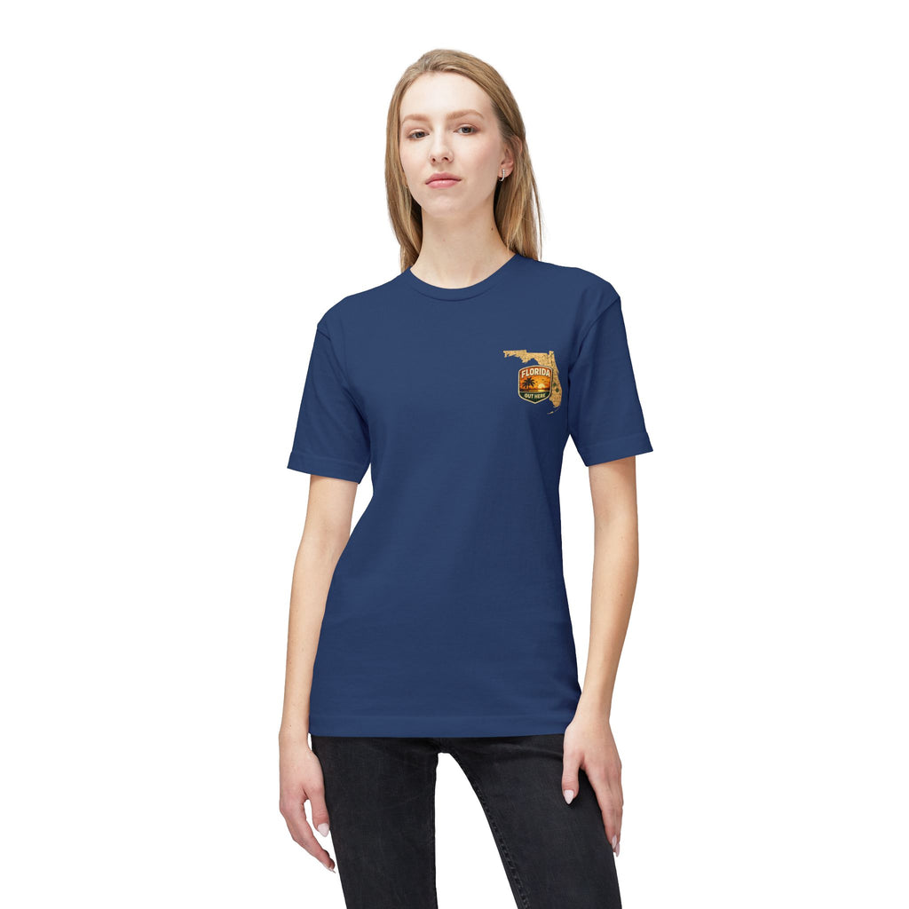 Florida Out Here Customized T-Shirt — "Florida Out Here" Vintage Beach Tee