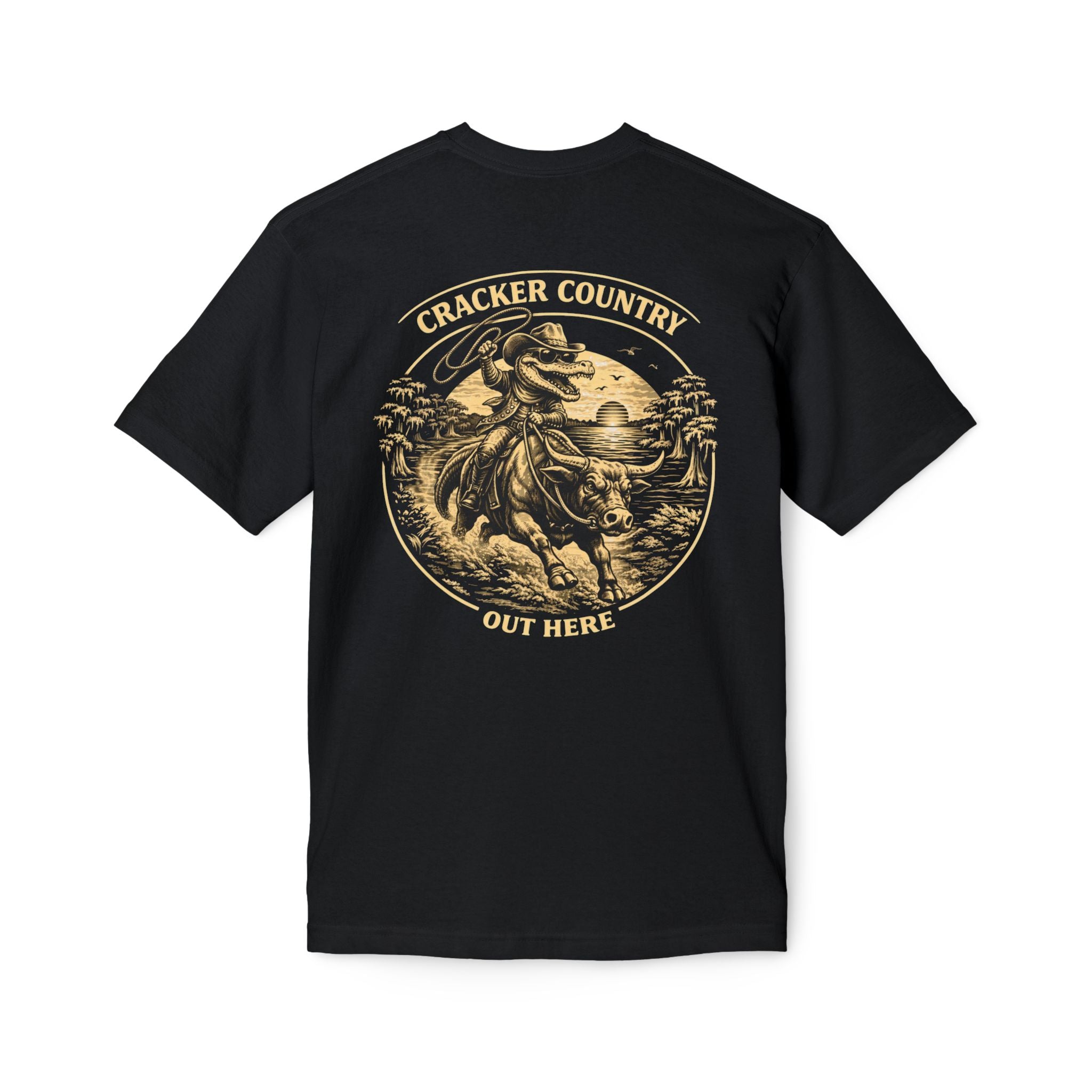 Florida Cracker Heritage T-Shirt — unisex Florida Gator Gold Emblem Patch