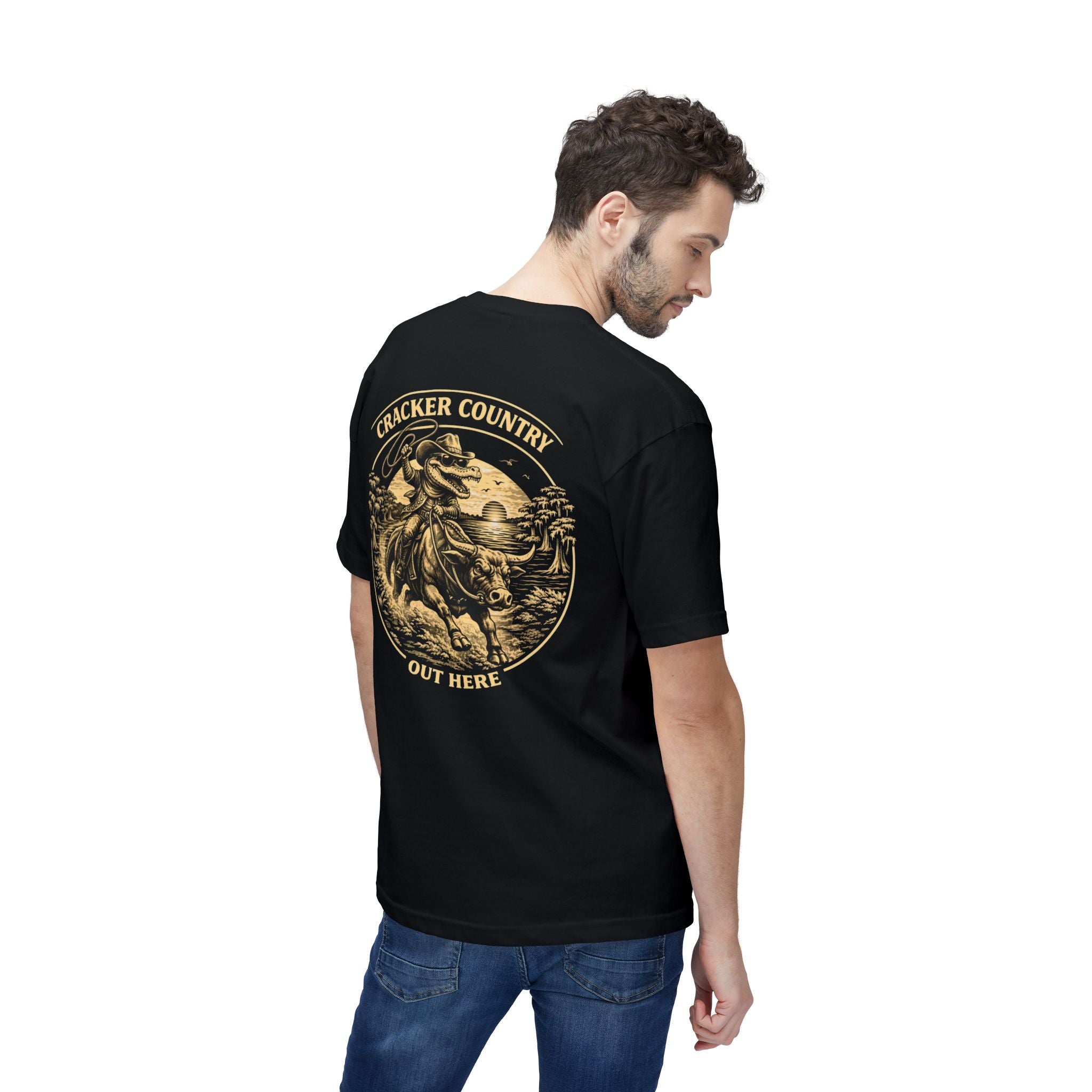 Florida Cracker Heritage T-Shirt — unisex Florida Gator Gold Emblem Patch