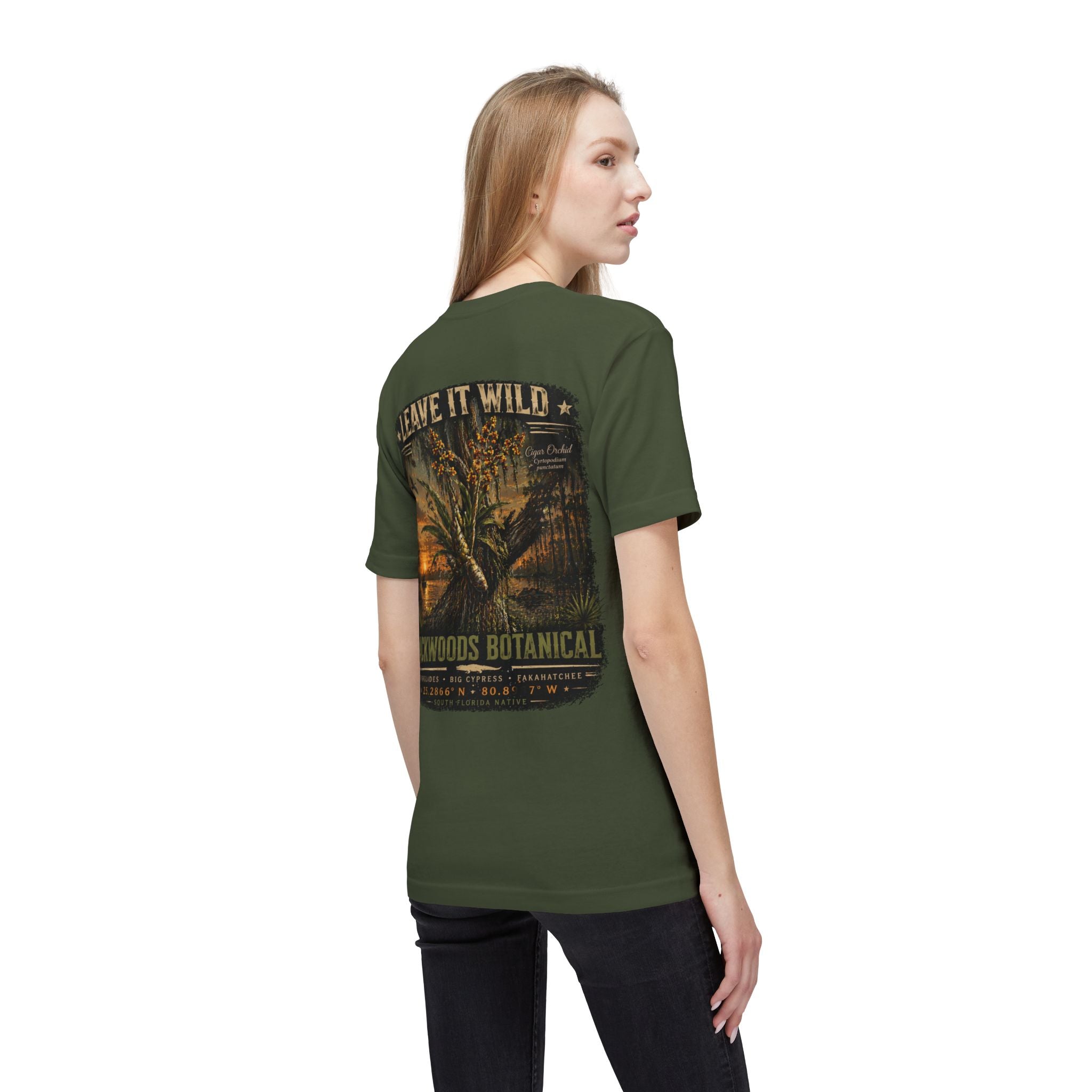 Florida Cigar Orchid T-Shirt — Protect the Wild | Native Everglades Botanical Tee